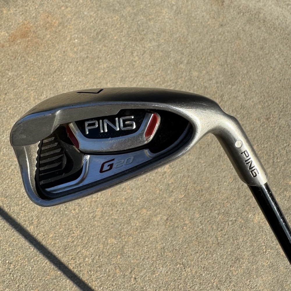Ping G20 White Dot Single 7 Iron Steel Shaft Competition 65 Series R Flex 38.5"